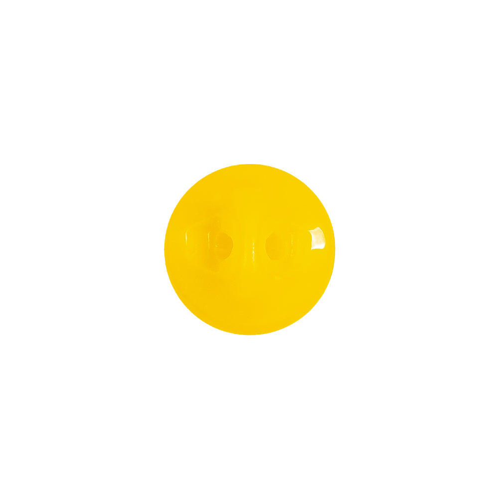 European Yellow Self Back Glass Button - 20L/12.5mm European Yellow Self Back Glass Button - 20L/12.5mm