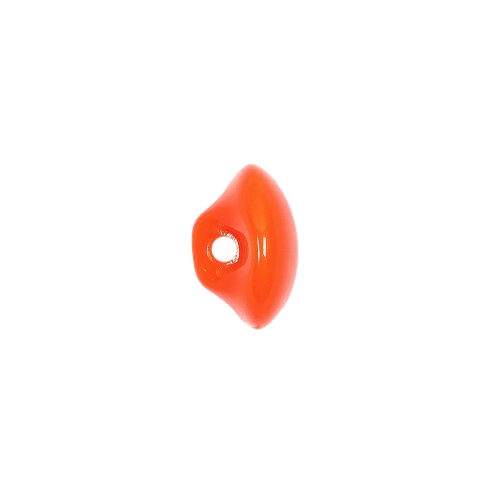European Red Half Domed Self Back Glass Button - 20L/12.5mm Detail European Red Half Domed Self Back Glass Button - 20L/12.5mm Detail