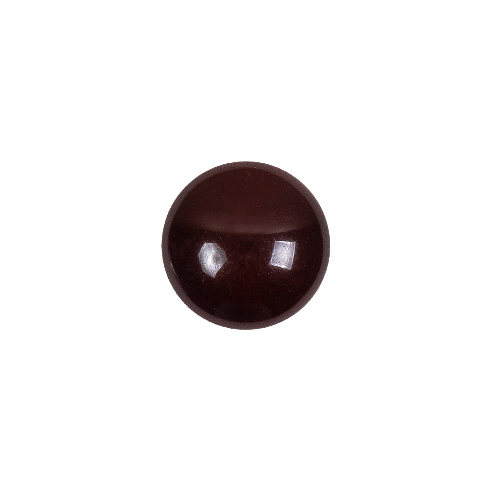 European Brown Half Domed Self Back Glass Button - 20L/12.5mm European Brown Half Domed Self Back Glass Button - 20L/12.5mm