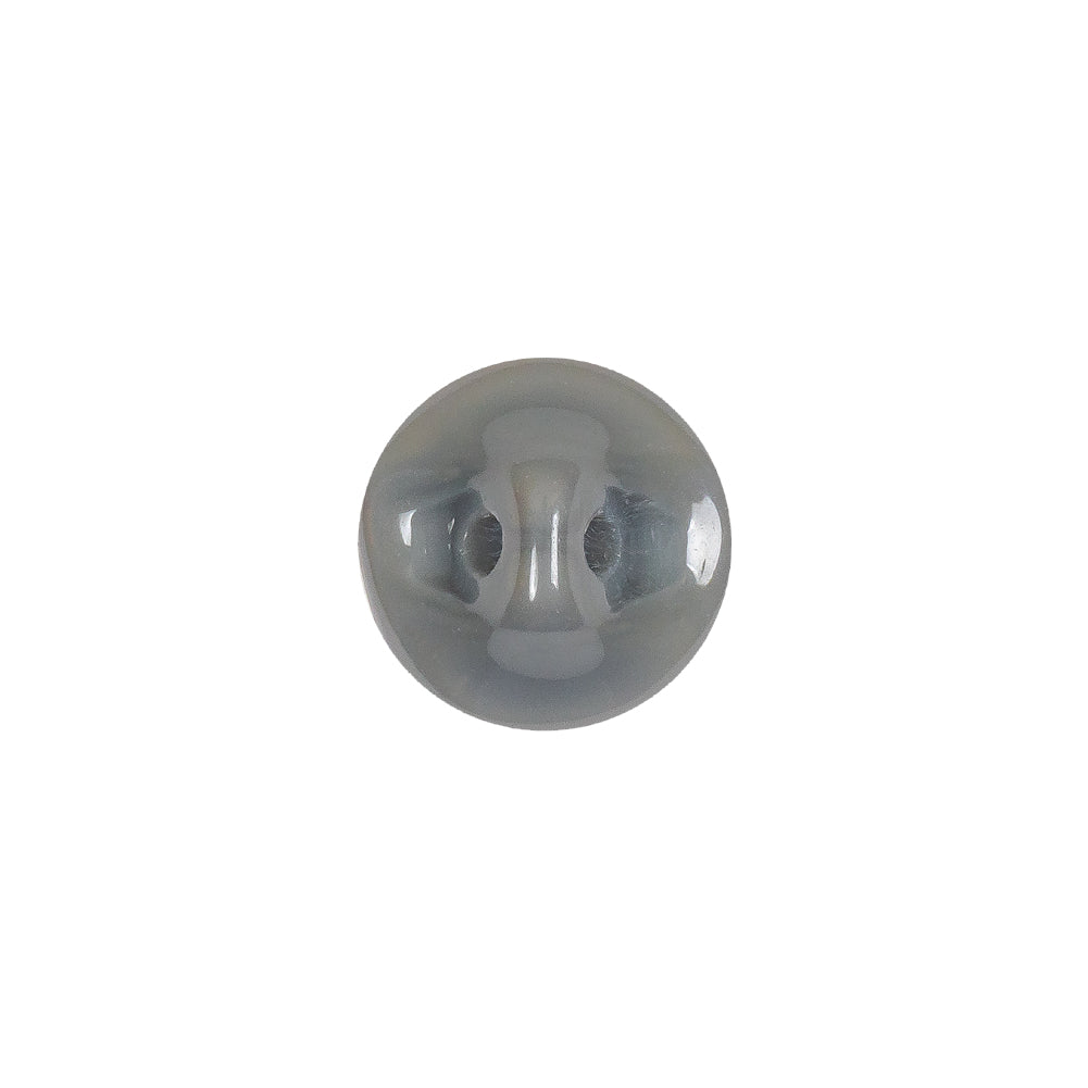 European Dark Gray Half Domed Self Back Glass Button - 20L/12.5mm European Dark Gray Half Domed Self Back Glass Button - 20L/12.5mm