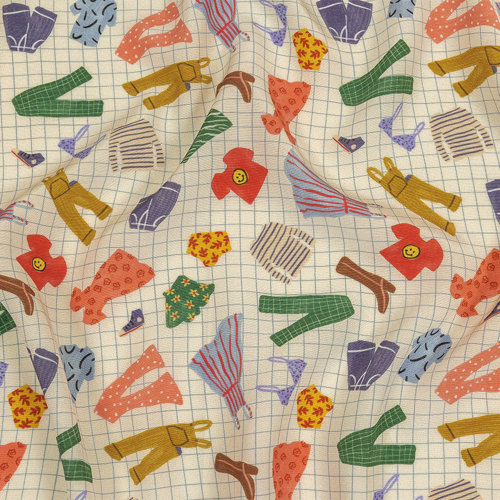 Mood Exclusive Crystal Gray Laundry Day Viscose Poplin Mood Exclusive Crystal Gray Laundry Day Viscose Poplin