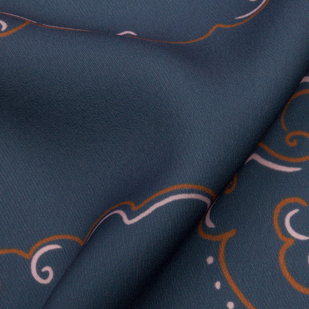 Mood Exclusive Cloudgazing Polyester Crepe Detail Mood Exclusive Cloudgazing Polyester Crepe Detail