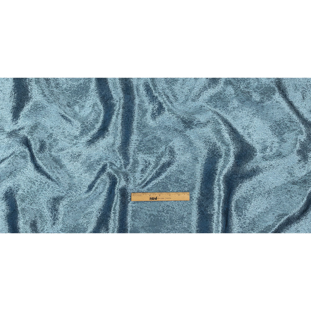 Pegasus Pale Blue and Slate Mottled Luxury Brocade Pegasus Pale Blue and Slate Mottled Luxury Brocade