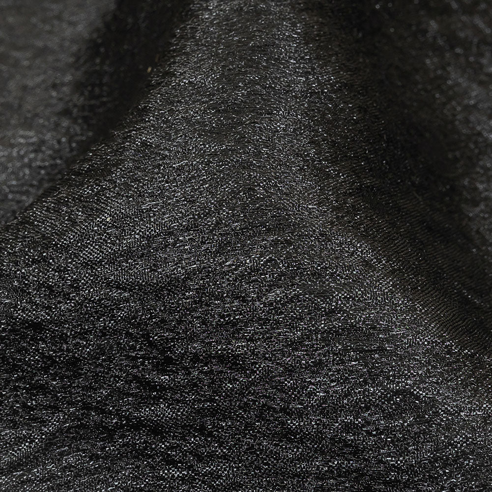 Pegasus Black Mottled Luxury Brocade - Detail Pegasus Black Mottled Luxury Brocade - Detail