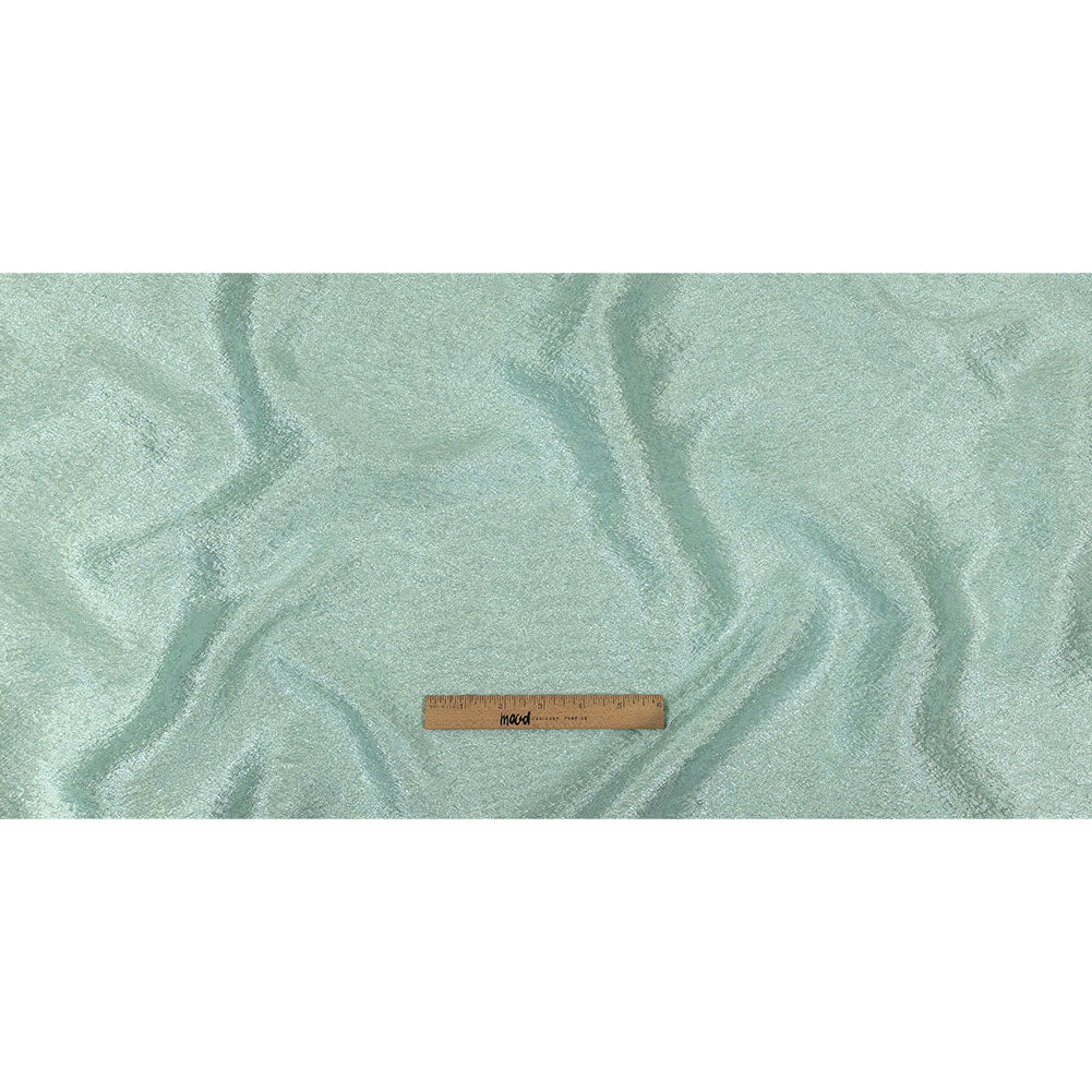 Ice Blue and White Mottled Luxury Brocade Ice Blue and White Mottled Luxury Brocade