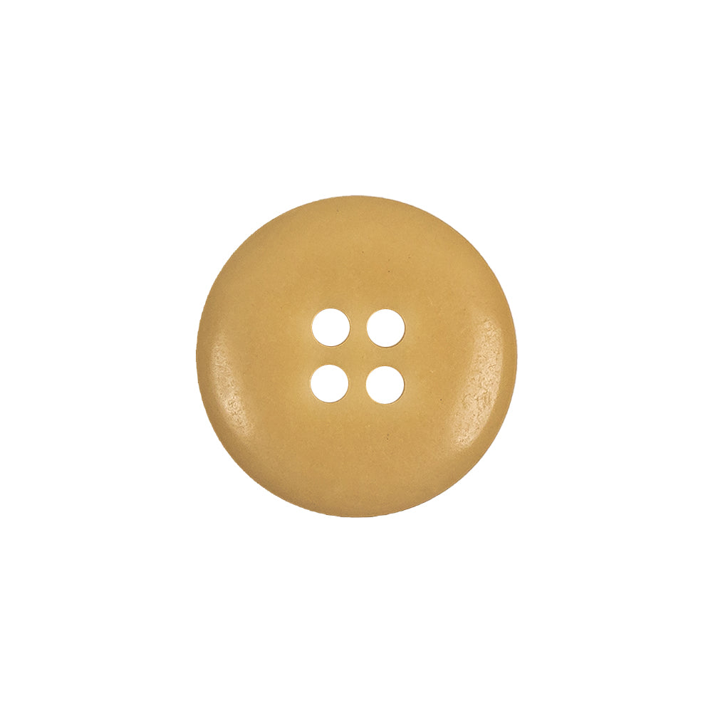 Cream Rounded Rim 4 Hole Plastic Button - 30L/19mm Detail Cream Rounded Rim 4 Hole Plastic Button - 30L/19mm Detail