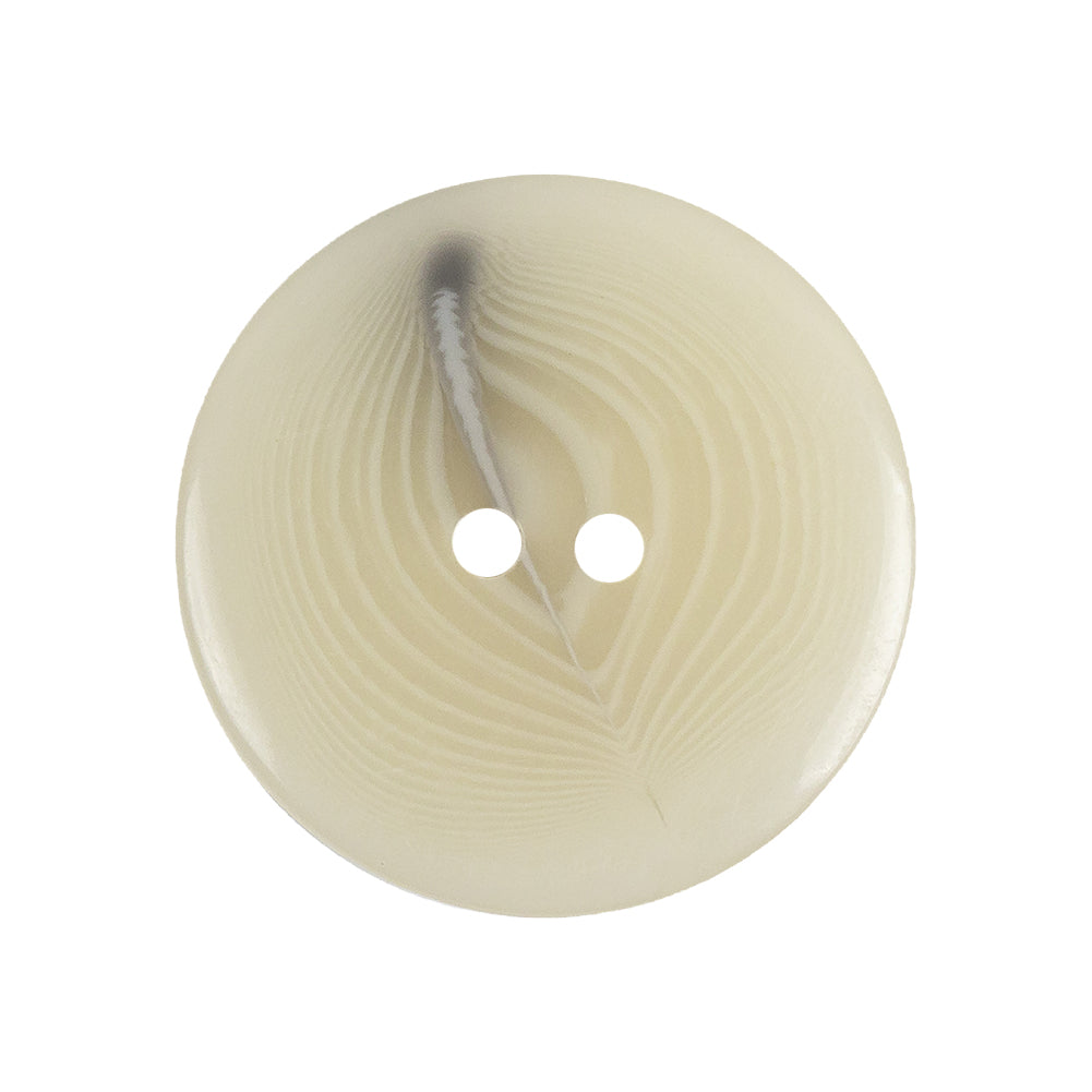 Beige and Gray Swirled 2 Hole Plastic Inkwell Button - 42L/27mm Detail Beige and Gray Swirled 2 Hole Plastic Inkwell Button - 42L/27mm Detail