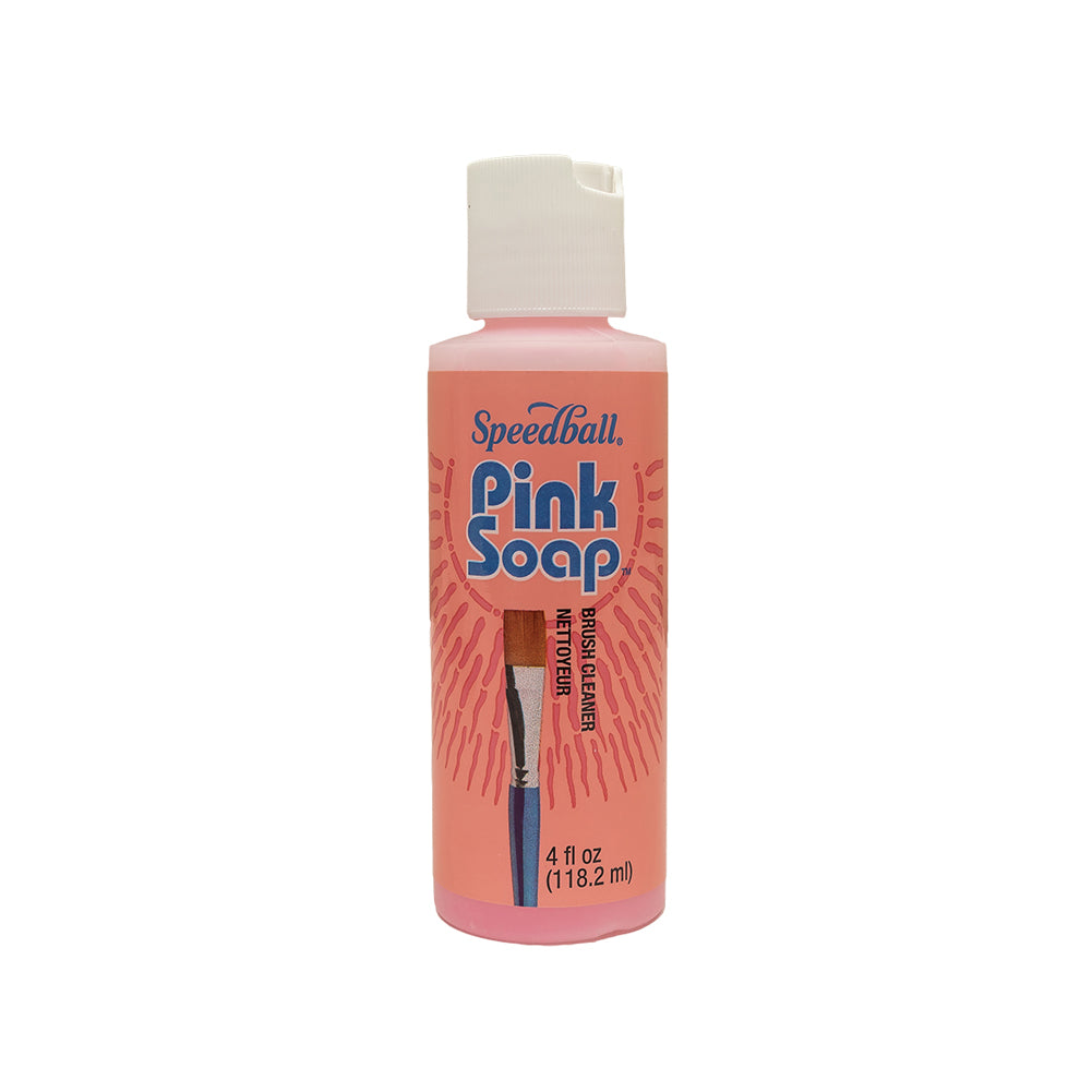 Speedball Pink Soap Brush Cleaner - 4 fl oz Speedball Pink Soap Brush Cleaner - 4 fl oz