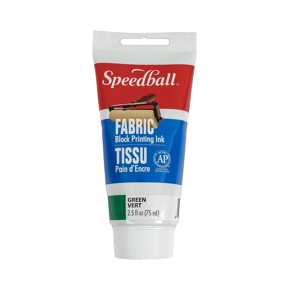 Speedball Green Fabric Block Printing Ink - 2.5 fl oz Speedball Green Fabric Block Printing Ink - 2.5 fl oz