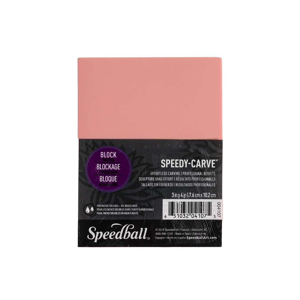 Speedball Speedy Carve Ultra Soft Carving Block - 3 x 4" Speedball Speedy Carve Ultra Soft Carving Block - 3 x 4"