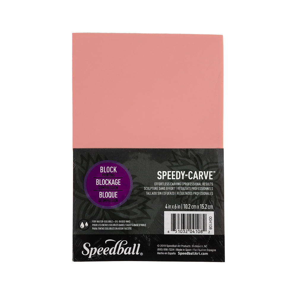 Speedball Speedy Carve Ultra Soft Carving Block - 4 x 6" Speedball Speedy Carve Ultra Soft Carving Block - 4 x 6"