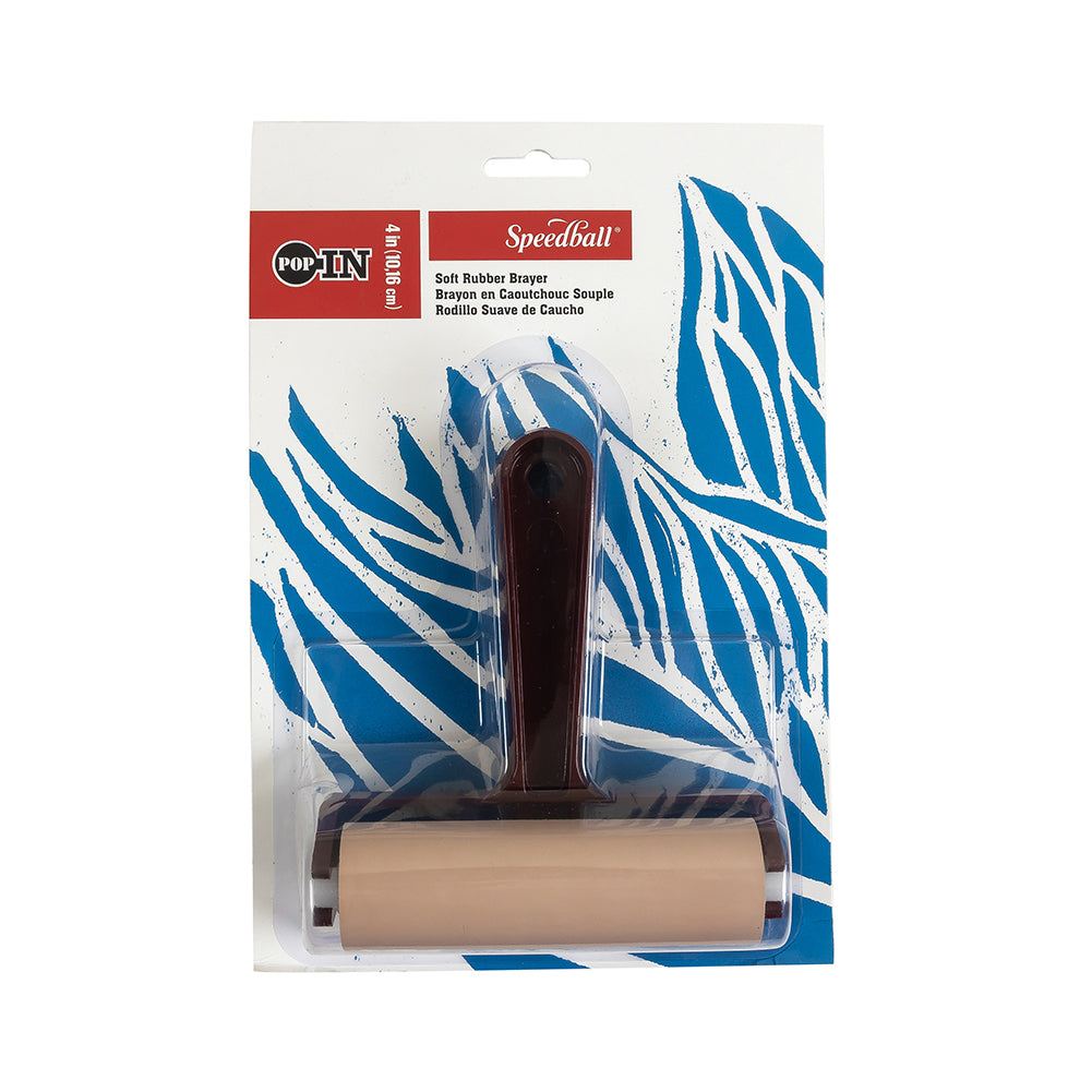 Speedball Soft Rubber Brayer 4" Speedball Soft Rubber Brayer 4"