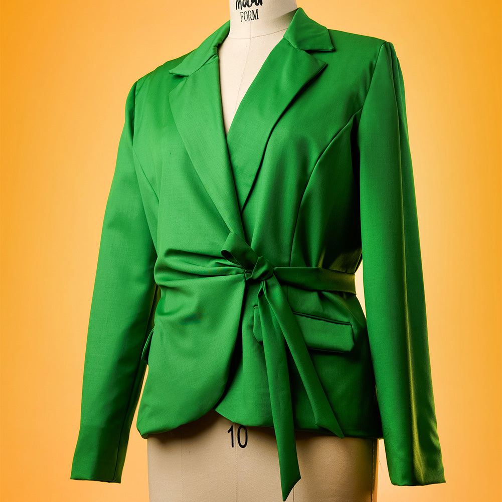 Super 120 Merino Wool Suiting - Fern Green - Finn Collection Super 120 Merino Wool Suiting - Fern Green - Finn Collection