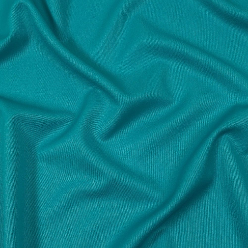 Super 120 Merino Wool Suiting - Peacock Blue - Finn Collection Super 120 Merino Wool Suiting - Peacock Blue - Finn Collection