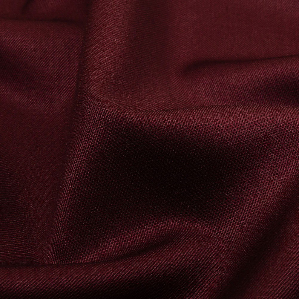 Super 120 Merino Wool Suiting - Burgundy - Finn Collection Super 120 Merino Wool Suiting - Burgundy - Finn Collection