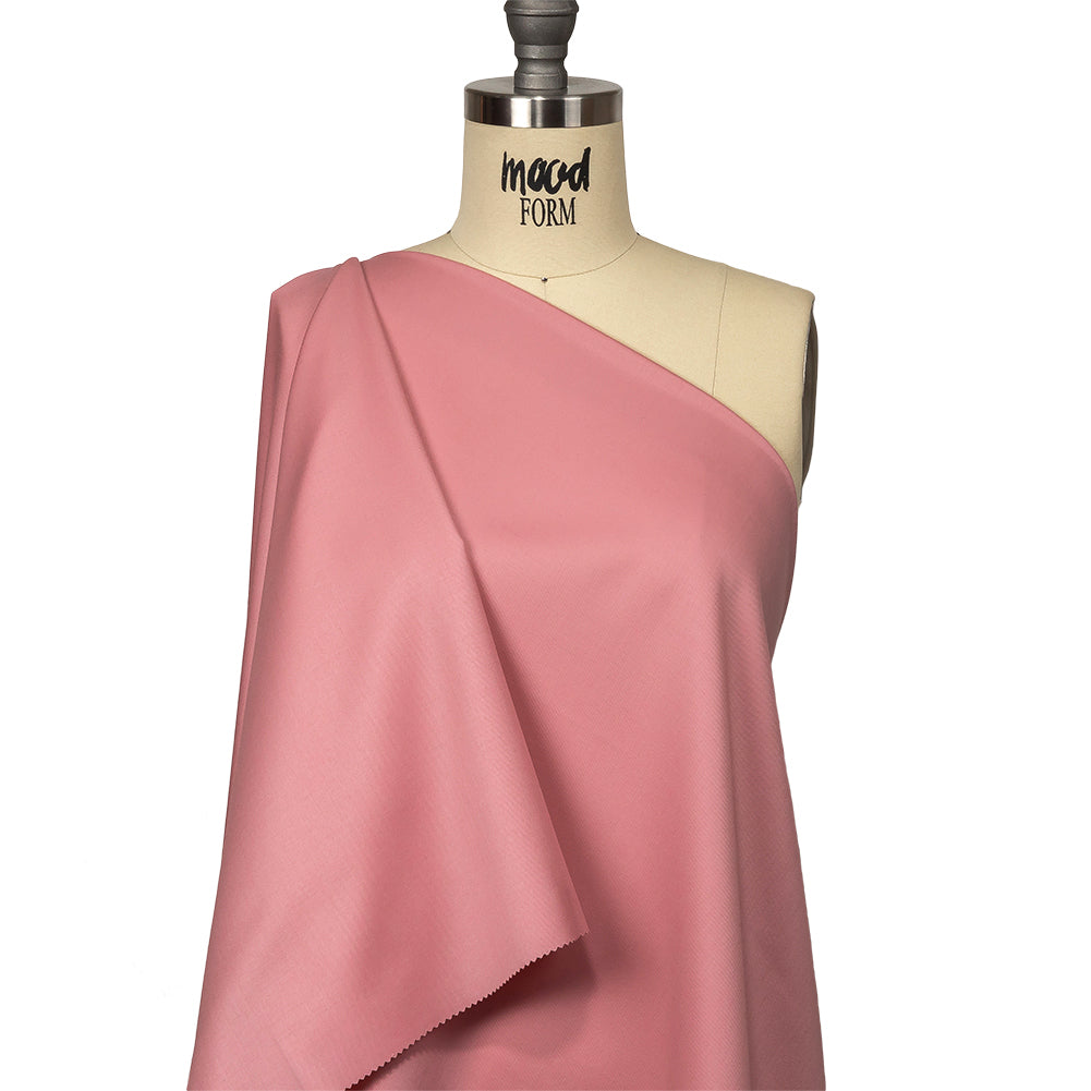 Super 120 Merino Wool Suiting - Prism Pink - Finn Collection - Drape Super 120 Merino Wool Suiting - Prism Pink - Finn Collection - Drape