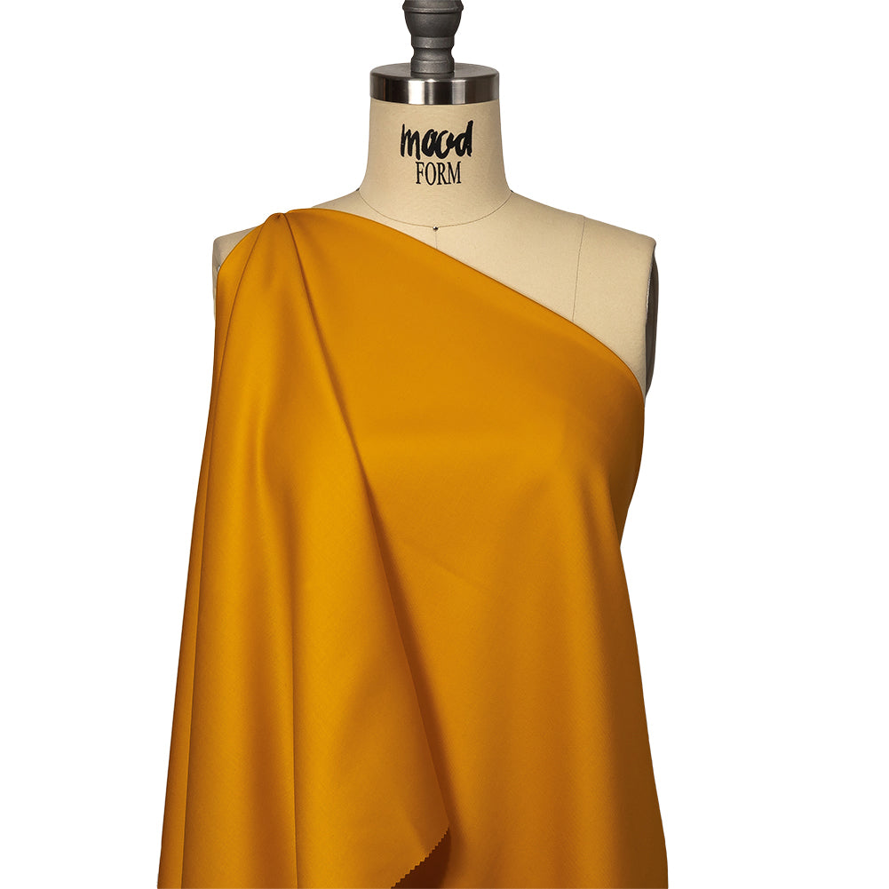 Super 120 Merino Wool Suiting - Saffron - Finn Collection - Drape Super 120 Merino Wool Suiting - Saffron - Finn Collection - Drape
