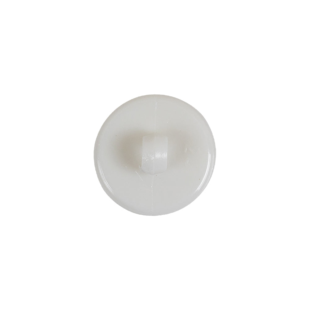 Italian White Floral Etched Shank Back Button - 24L/15mm Detail Italian White Floral Etched Shank Back Button - 24L/15mm Detail