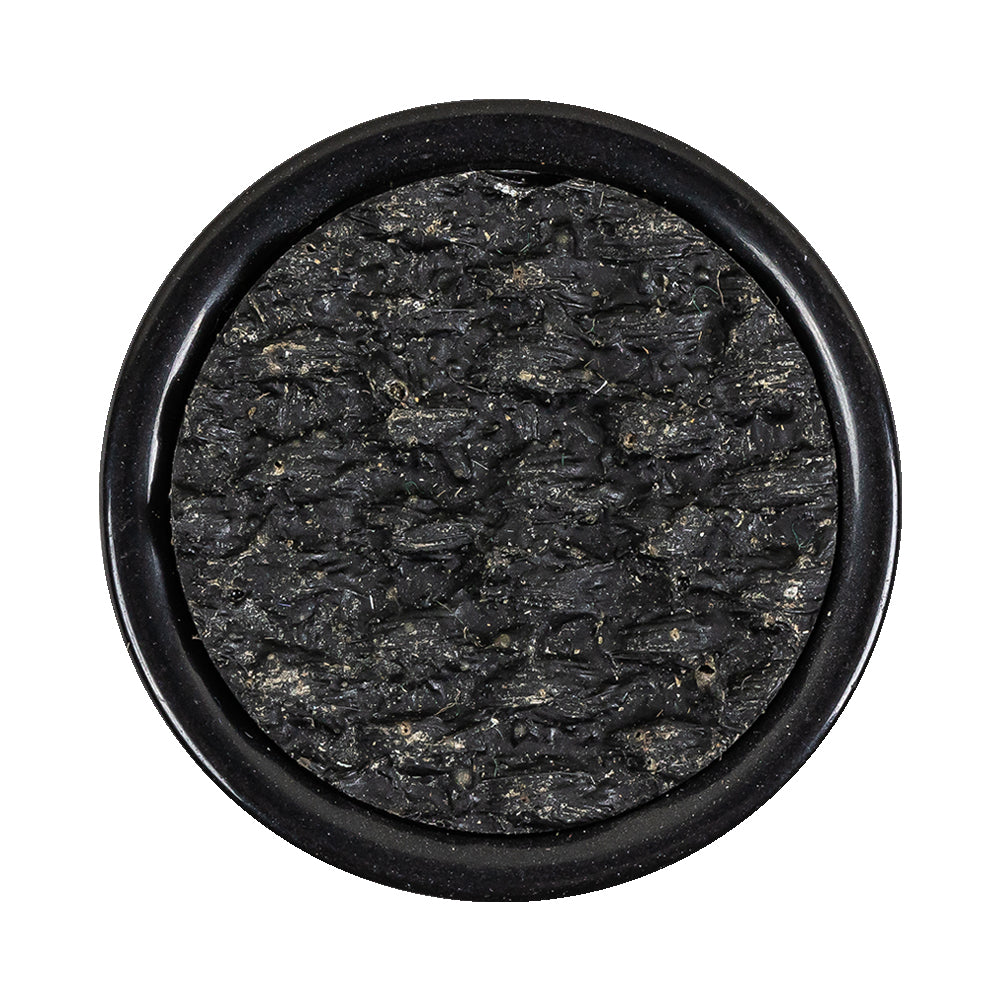 Black Rock Textured Self Back Plastic Button - 54L/34mm Black Rock Textured Self Back Plastic Button - 54L/34mm
