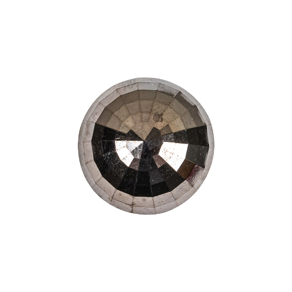 Italian Gunmetal Half Disco Ball Shank Back Plastic Button - 32L/20mm Italian Gunmetal Half Disco Ball Shank Back Plastic Button - 32L/20mm