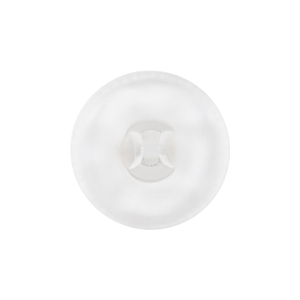 Transparent Molded Shank Back Plastic Button - 36L/23mm Detail Transparent Molded Shank Back Plastic Button - 36L/23mm Detail