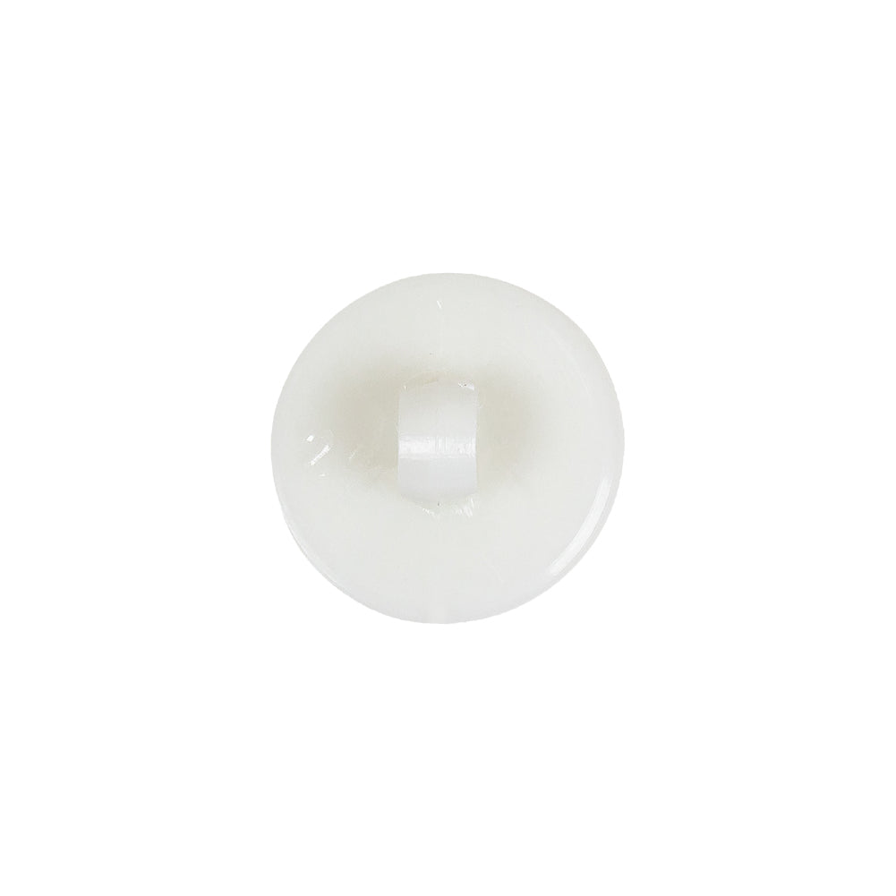 White Rays Molded Shank Back Plastic Button - 24L/15mm Detail White Rays Molded Shank Back Plastic Button - 24L/15mm Detail