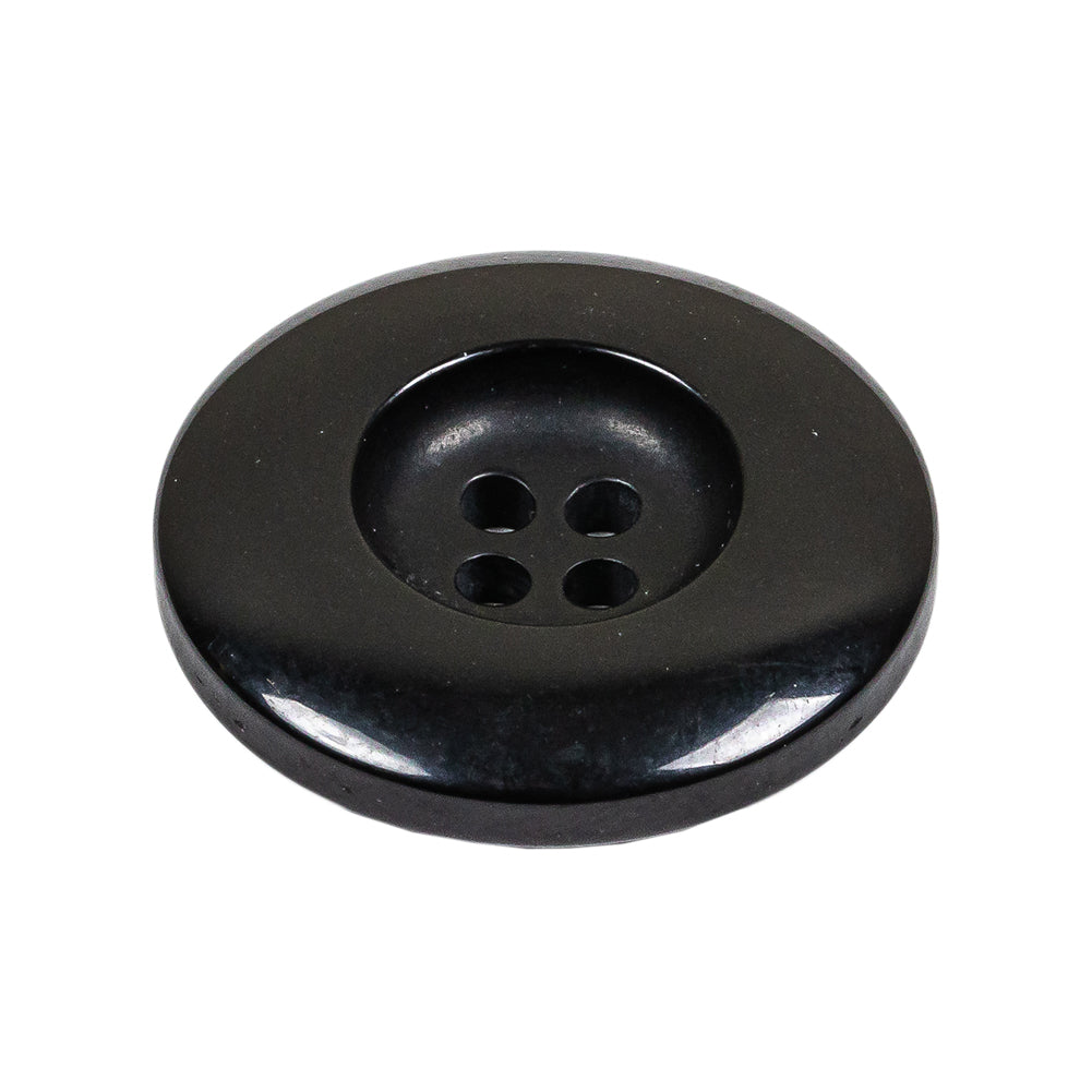 Black 4-Hole Plastic Deepwell Button - 44L/28mm Folded Black 4-Hole Plastic Deepwell Button - 44L/28mm Folded