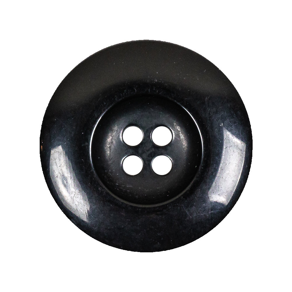 Black 4-Hole Plastic Deepwell Button - 44L/28mm Black 4-Hole Plastic Deepwell Button - 44L/28mm