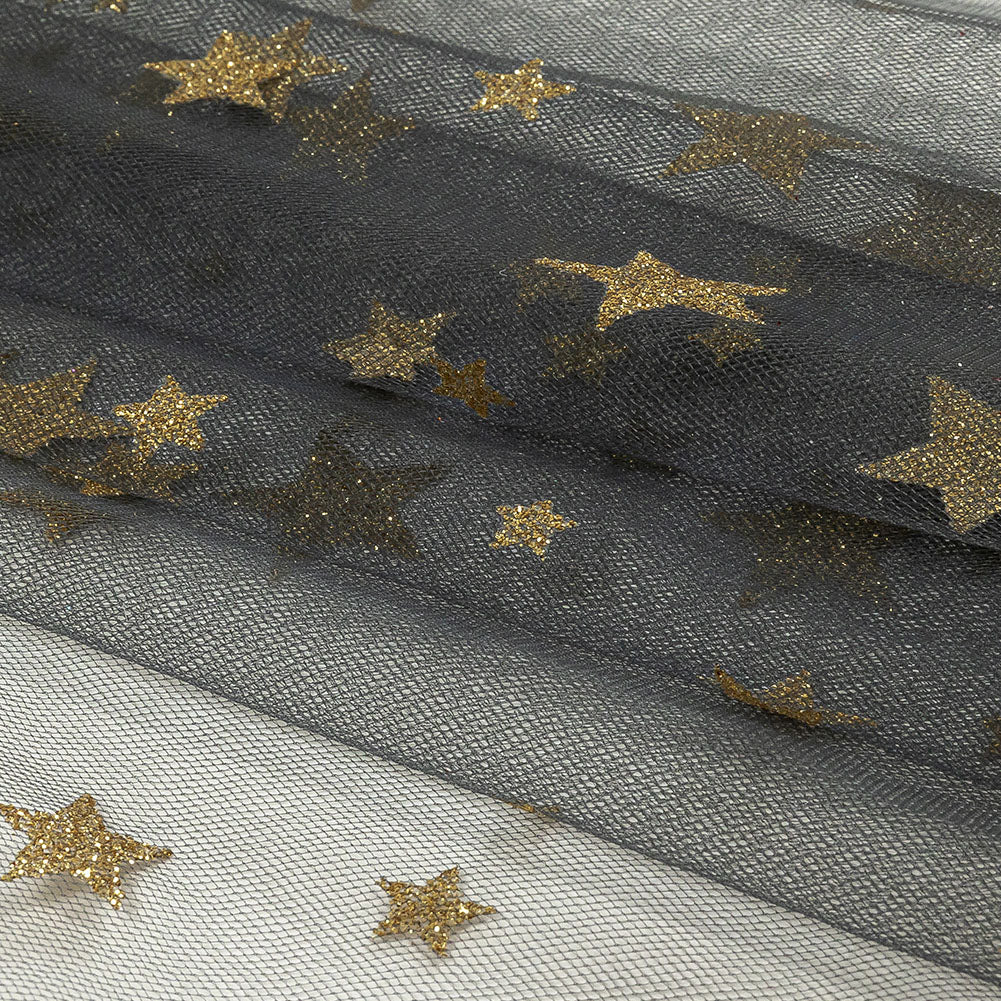 Starry Glitter Tulle - Storm Starry Glitter Tulle - Storm