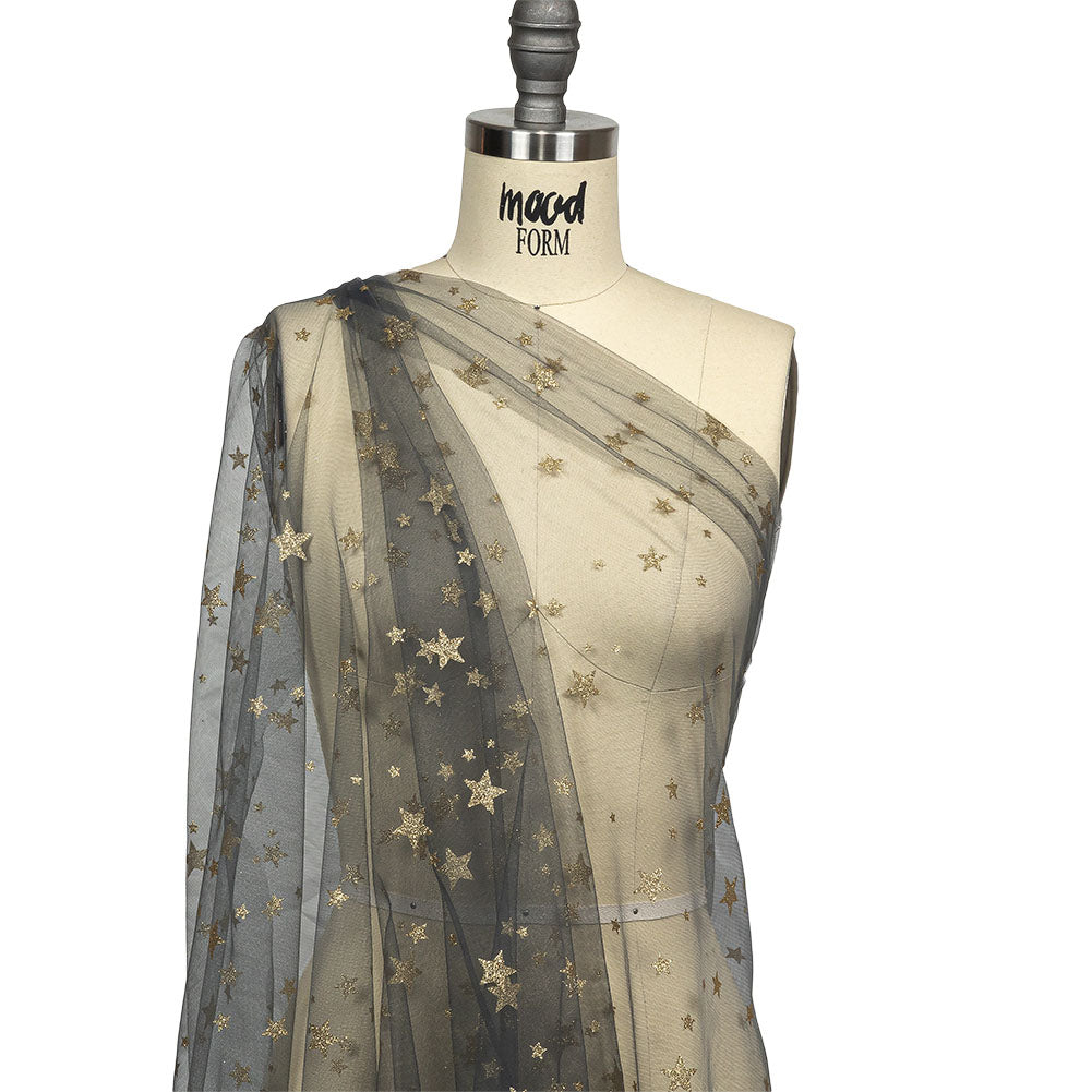Starry Glitter Tulle - Storm Starry Glitter Tulle - Storm