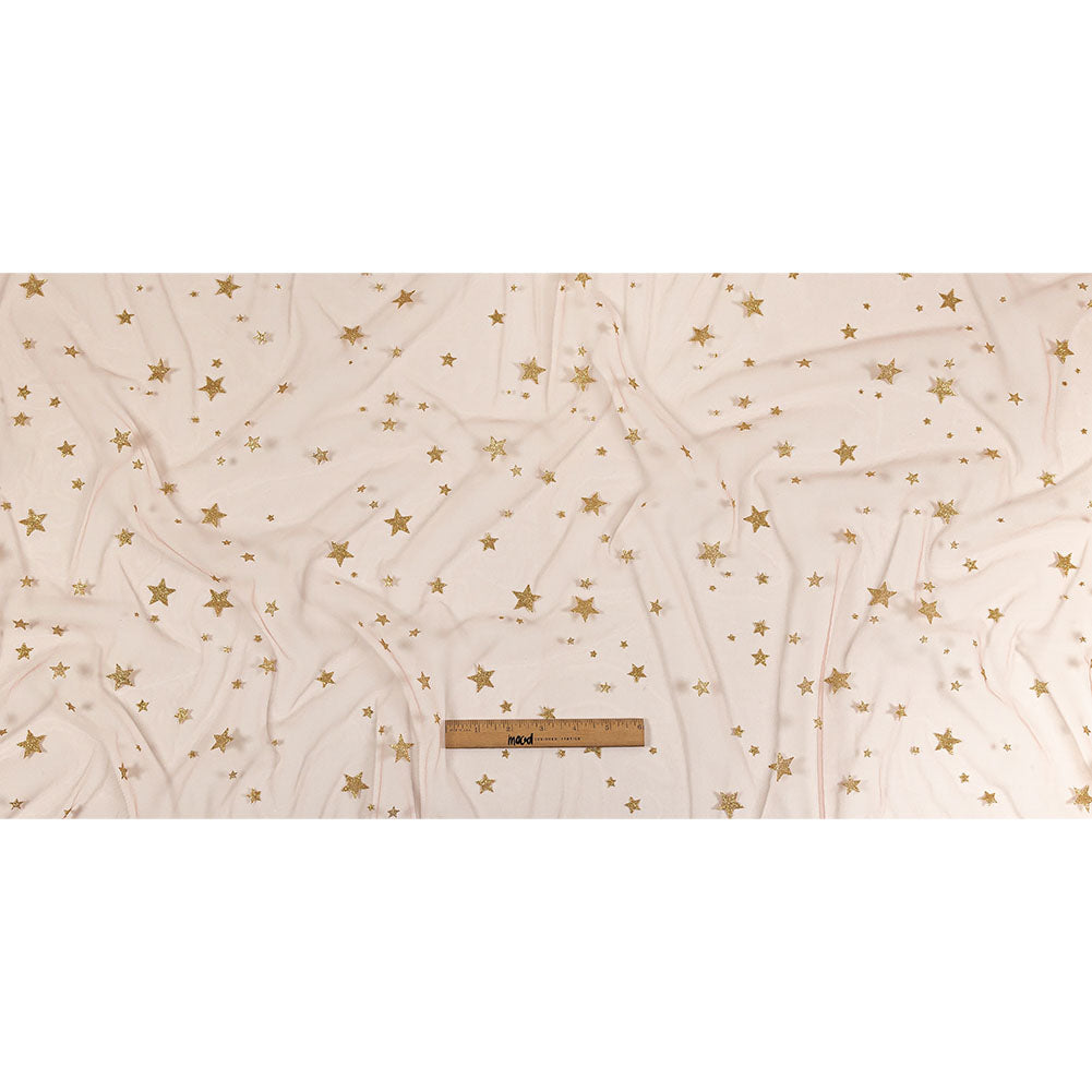 Starry Glitter Tulle - Pale Pink Drape Starry Glitter Tulle - Pale Pink Drape