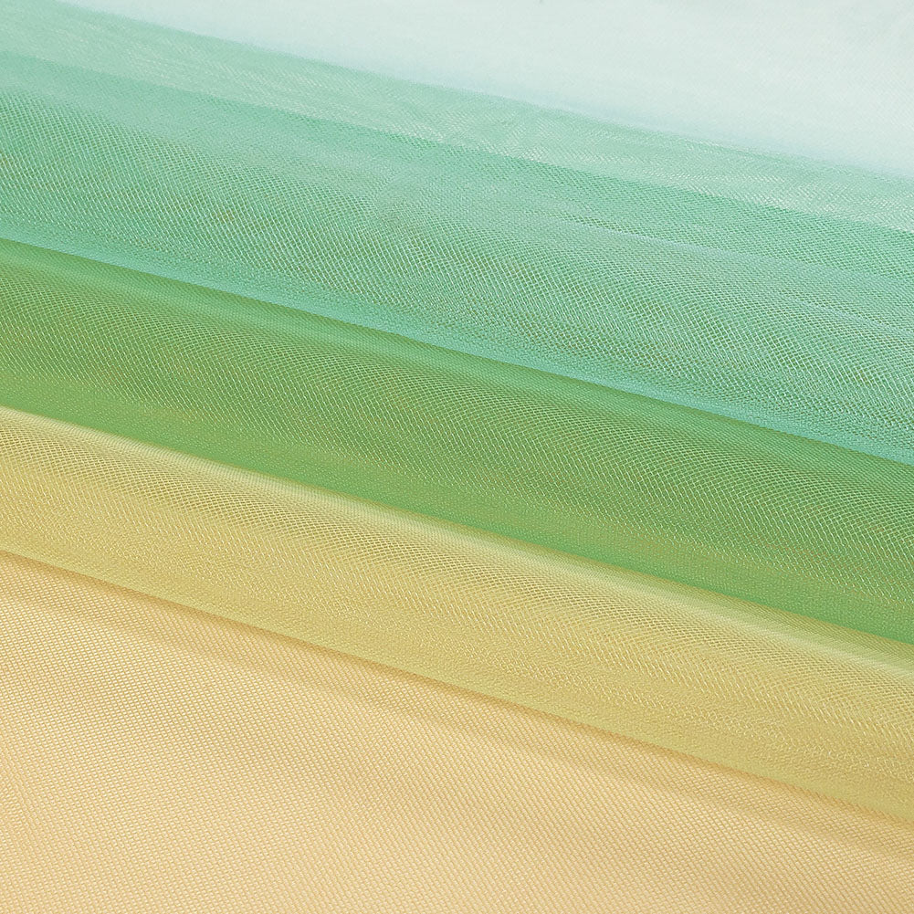Ombre Stripes Shadow Tulle - Rainbow - Folded Ombre Stripes Shadow Tulle - Rainbow - Folded