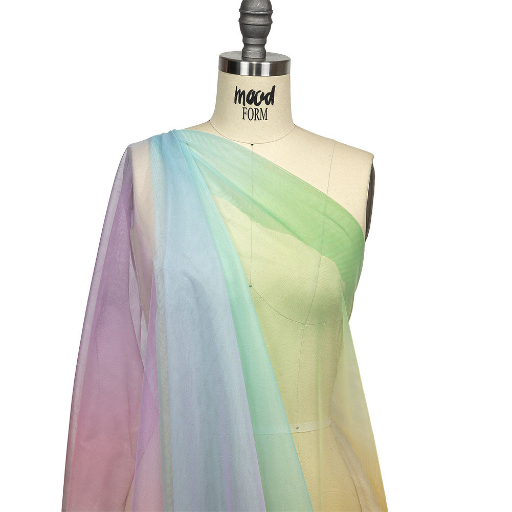 Ombre Stripes Shadow Tulle - Rainbow - Drape Ombre Stripes Shadow Tulle - Rainbow - Drape