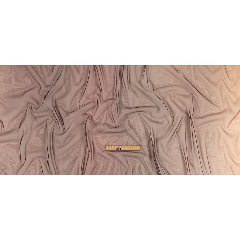 Caramel, Brown and Deep Mahogany Ombre Shadow Stretch Tulle - Full Caramel, Brown and Deep Mahogany Ombre Shadow Stretch Tulle - Full