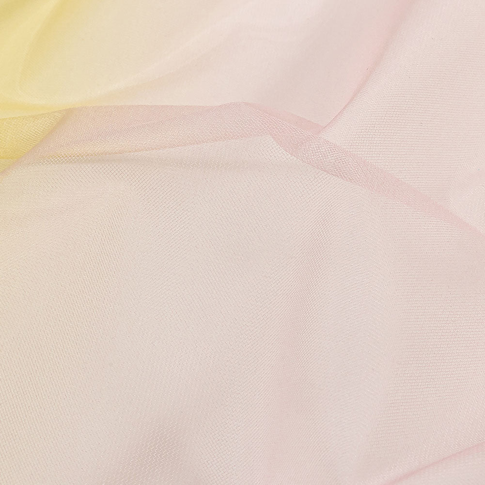 Ombre Stripes Shadow Tulle - Pink and Yellow - Detail Ombre Stripes Shadow Tulle - Pink and Yellow - Detail