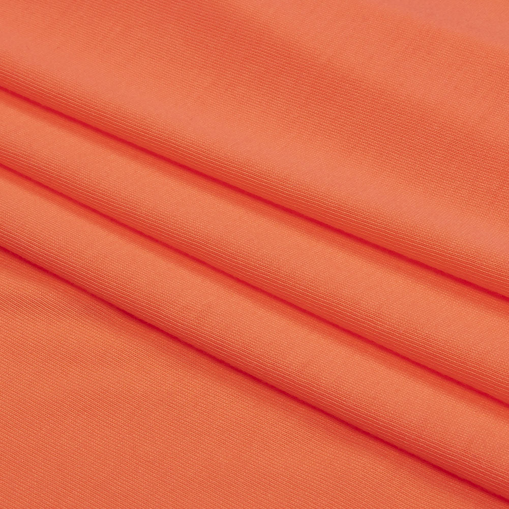 Neon Coral Recycled Polyester Jersey Neon Coral Recycled Polyester Jersey