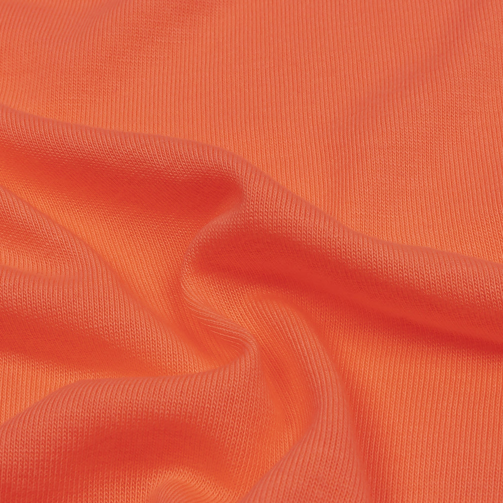 Neon Coral Recycled Polyester Jersey Neon Coral Recycled Polyester Jersey