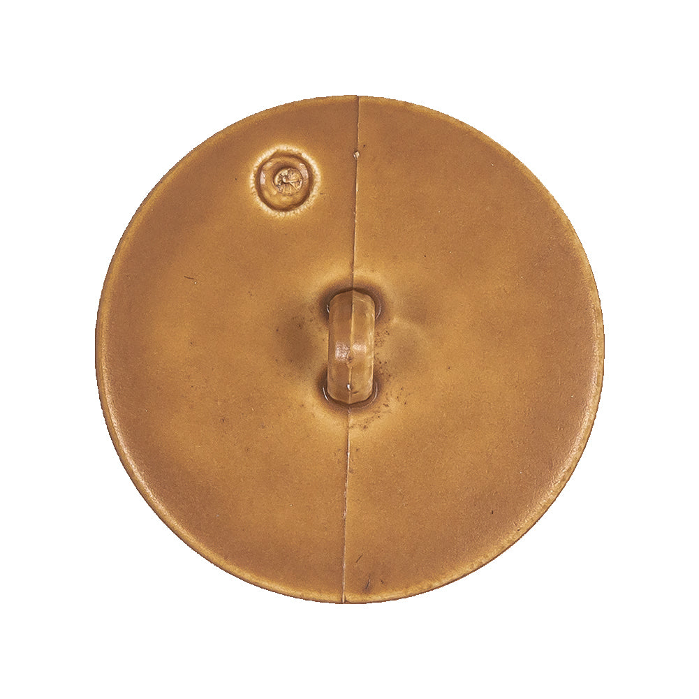 Light Wood Basketweave Shank Back Plastic Button - 44L/28mm Detail Light Wood Basketweave Shank Back Plastic Button - 44L/28mm Detail