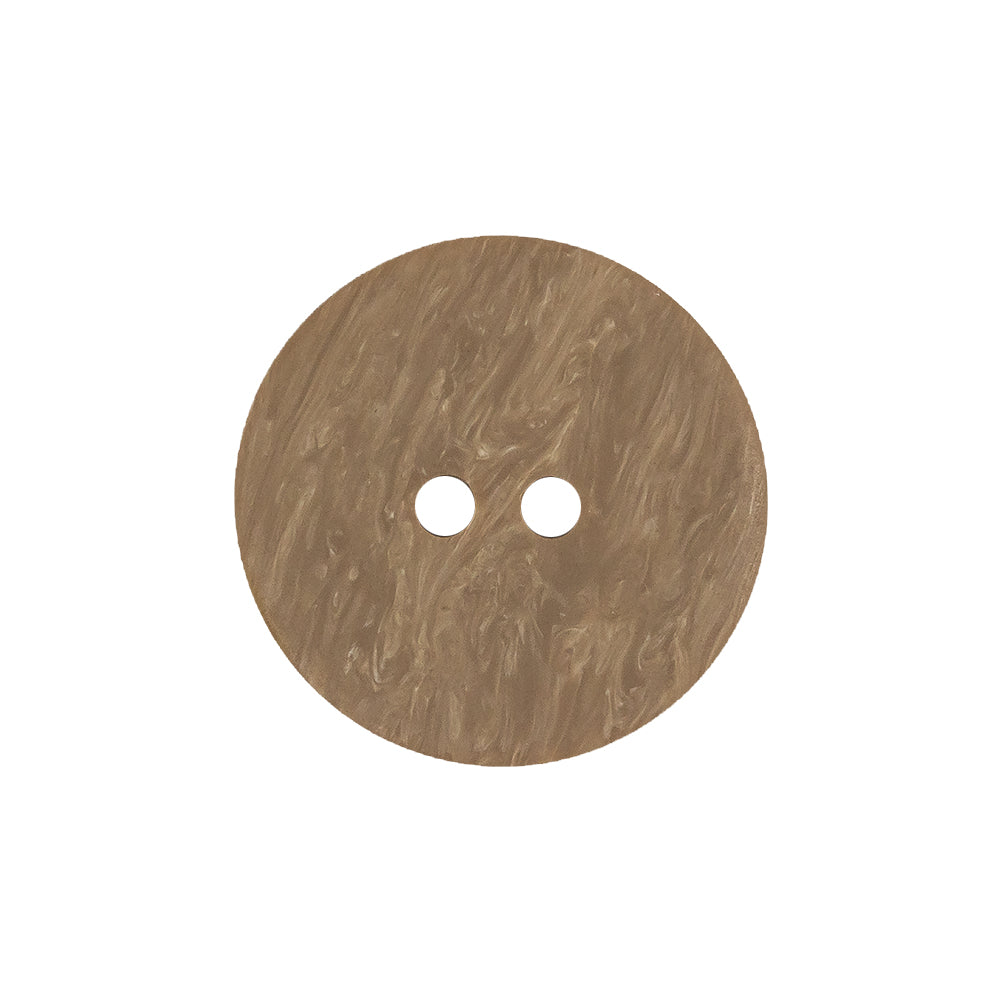 Beige Wood Look Geometric Carved 2-Hole Plastic Button - 36L/23mm Detail Beige Wood Look Geometric Carved 2-Hole Plastic Button - 36L/23mm Detail