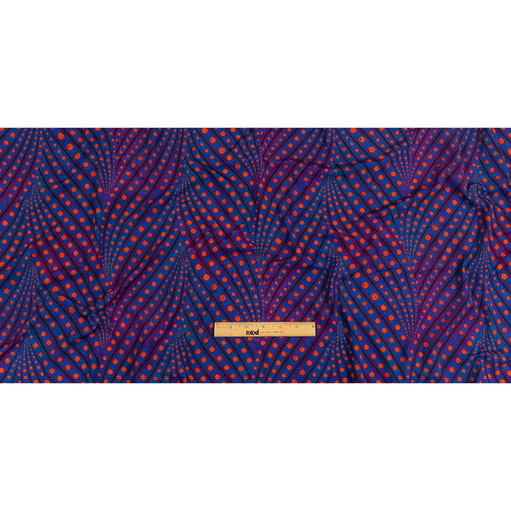 Purple, Limoges Blue and Orangeade Art Deco Feathers UV Protective Compression Swimwear Tricot with Aloe Vera Microcapsules Purple, Limoges Blue and Orangeade Art Deco Feathers UV Protective Compression Swimwear Tricot with Aloe Vera Microcapsules