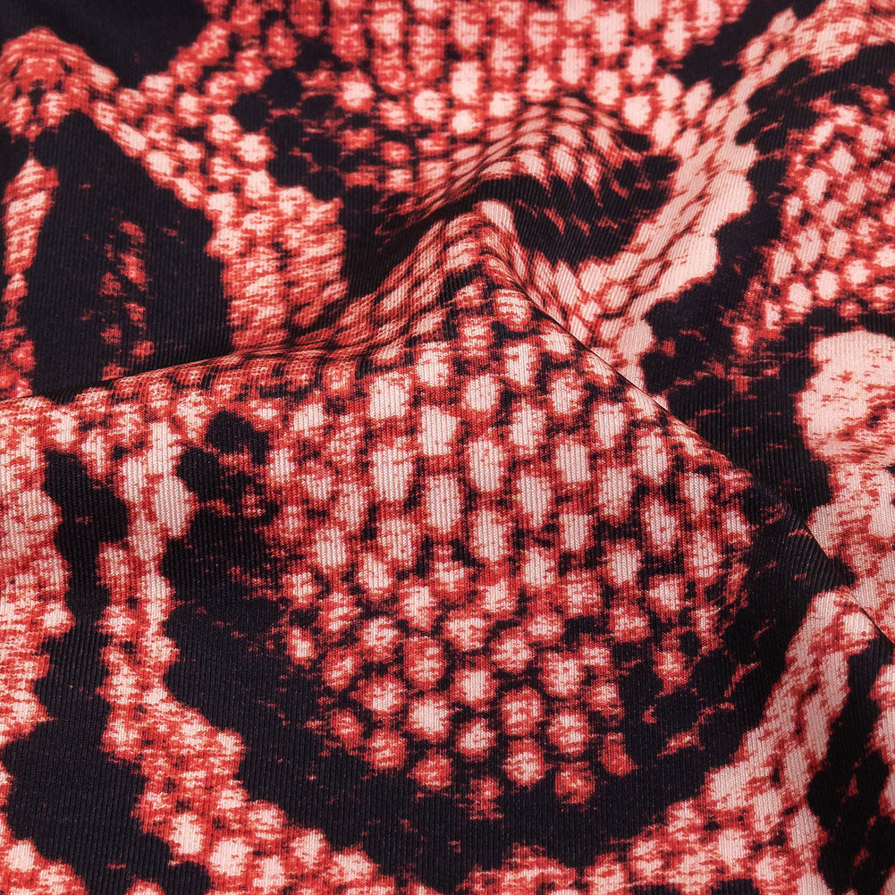 Compression Swimwear Tricot, UV Protective with Aloe Vera Microcapsules - Desert Rose Python Skin - Caye Collection Compression Swimwear Tricot, UV Protective with Aloe Vera Microcapsules - Desert Rose Python Skin - Caye Collection