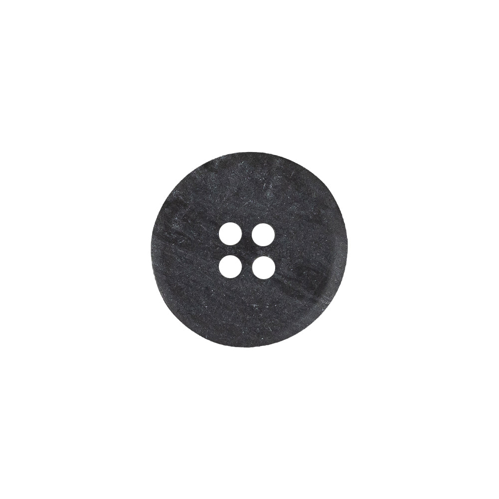 Black and Gold Glitter 4-Hole Plastic Button - 24L/15mm Detail Black and Gold Glitter 4-Hole Plastic Button - 24L/15mm Detail