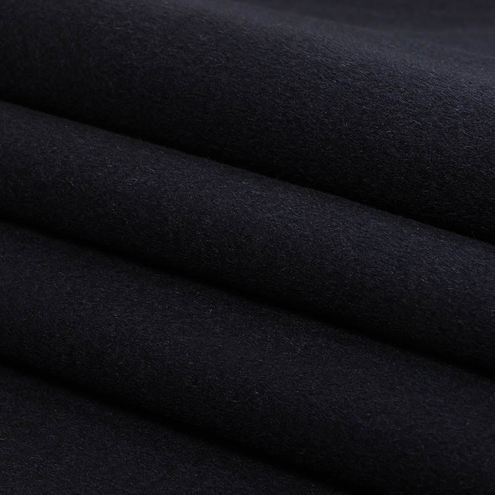 Night Sky Brushed Wool Double Cloth Coating Folded Night Sky Brushed Wool Double Cloth Coating Folded