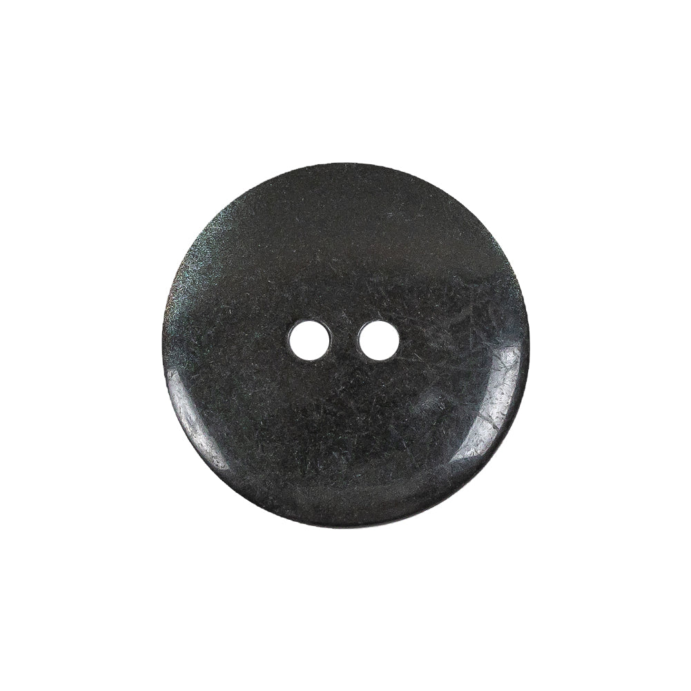 Shimmering Gray Carved Floral Rim 2-Hole Plastic Button - 36L/23mm Detail Shimmering Gray Carved Floral Rim 2-Hole Plastic Button - 36L/23mm Detail