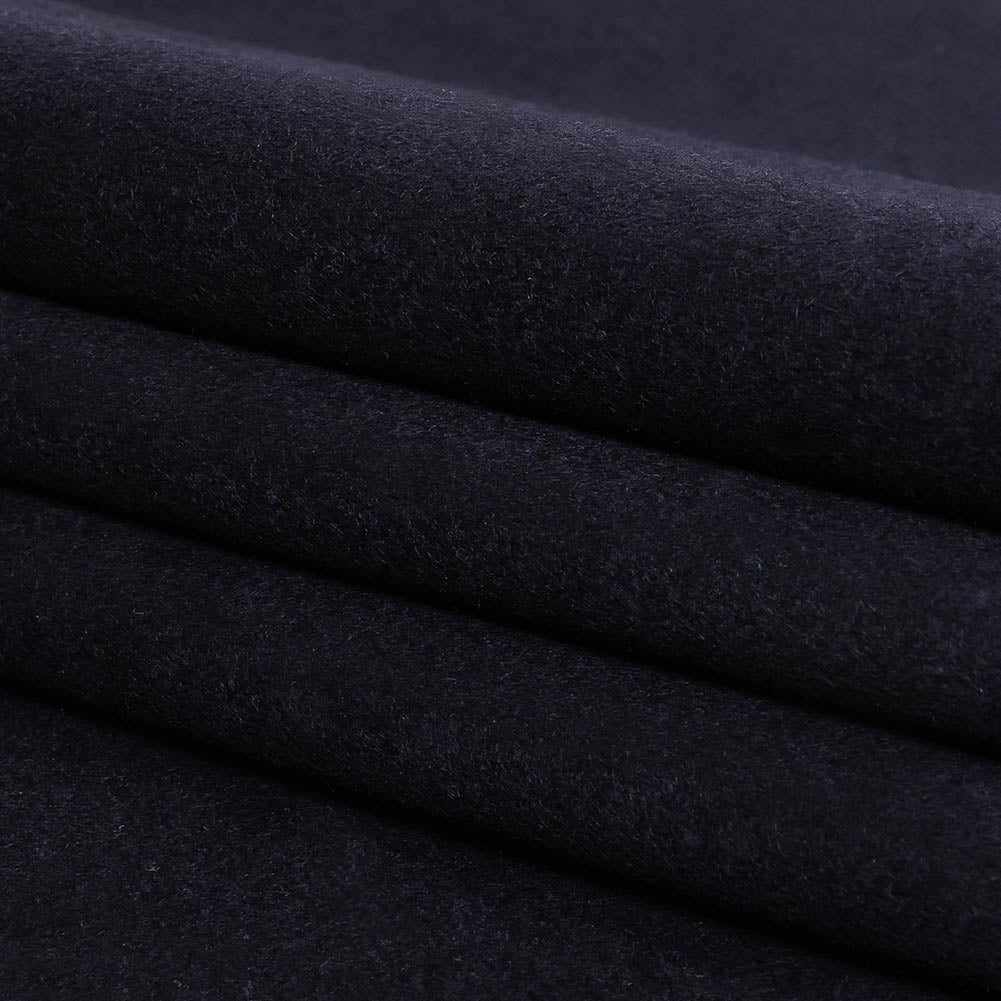 Night Sky Brushed Wool Double Cloth Coating Folded Night Sky Brushed Wool Double Cloth Coating Folded