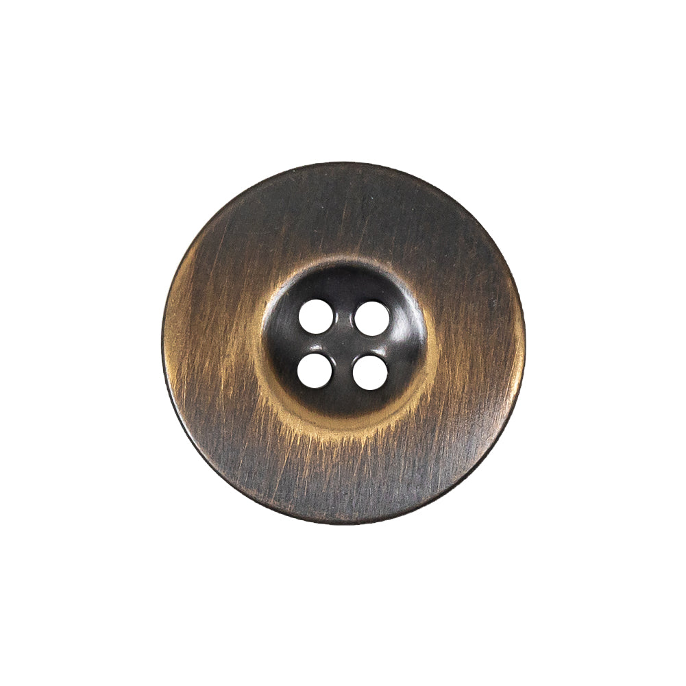 Antique Brass Metal 4-Hole Button - 36L/23mm Antique Brass Metal 4-Hole Button - 36L/23mm