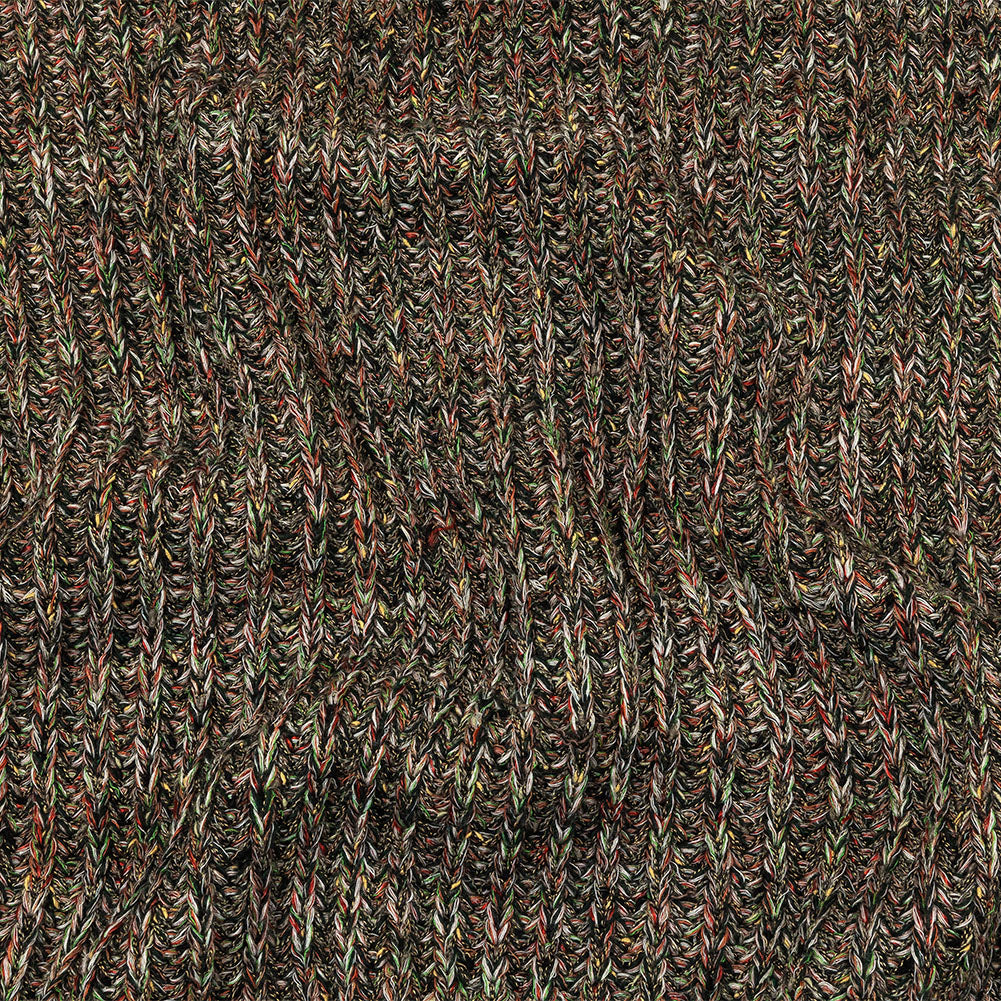 Red, Green and Striped Mustard Chunky Ribbed Blended Wool Sweater Knit Red, Green and Striped Mustard Chunky Ribbed Blended Wool Sweater Knit