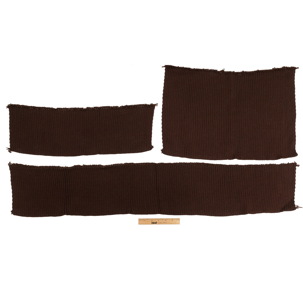 Alta Decadent Chocolate Chunky 2x2 Rib Knit Sweater Trim Bundle - 3pc Alta Decadent Chocolate Chunky 2x2 Rib Knit Sweater Trim Bundle - 3pc