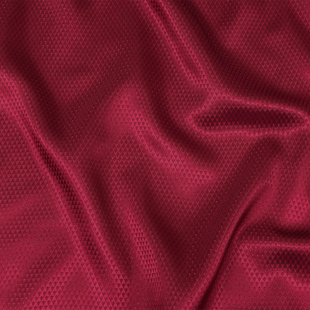 Magenta Mini Triangles Jacquard Lining Magenta Mini Triangles Jacquard Lining