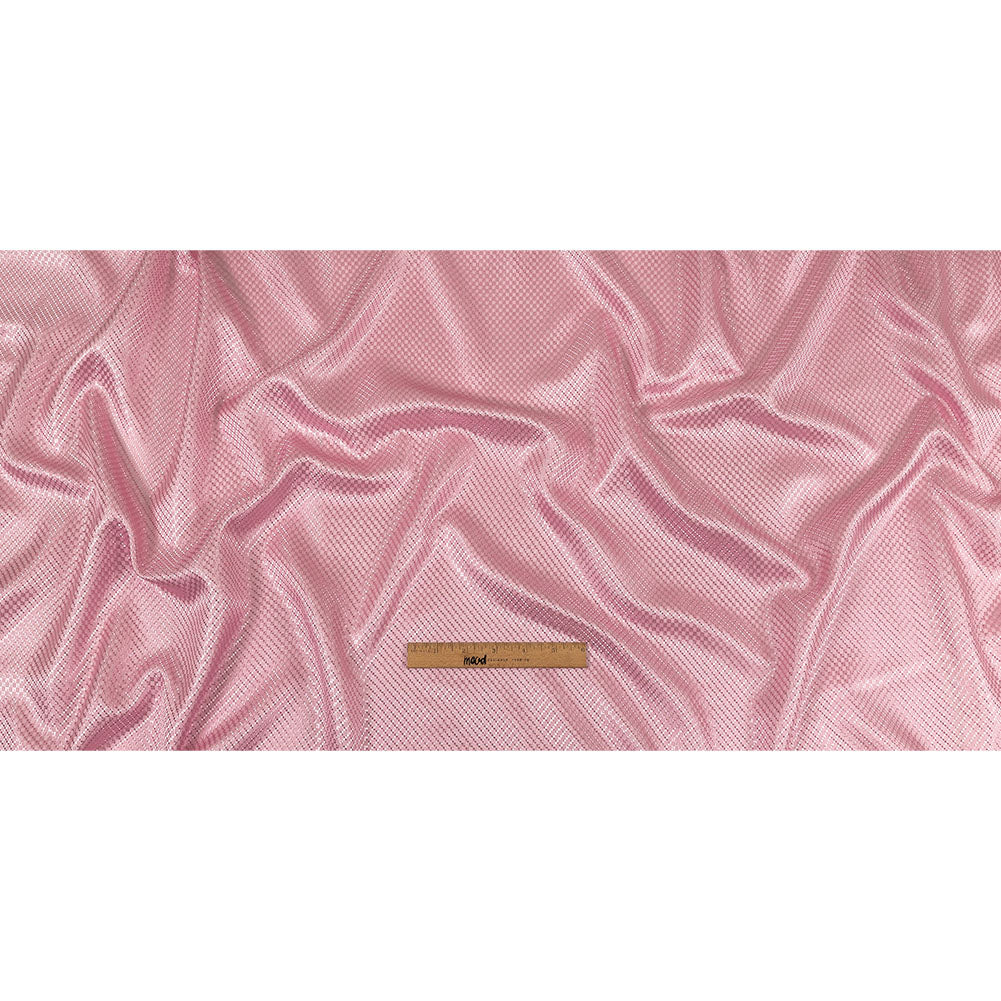 Baby Pink Mini Squares Jacquard Lining Baby Pink Mini Squares Jacquard Lining